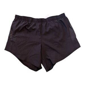 Oiselle Long Distance Shorts 10 Black NWT